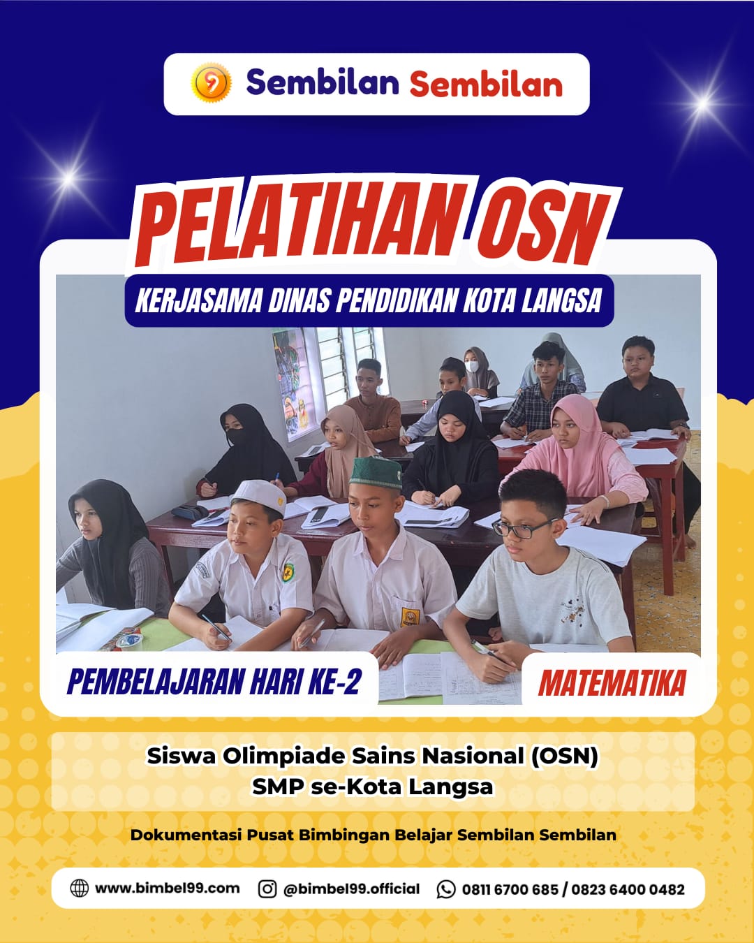 Pelaksanaan Pembinaan Olimpiade Sains Nasional Tingkat SMP