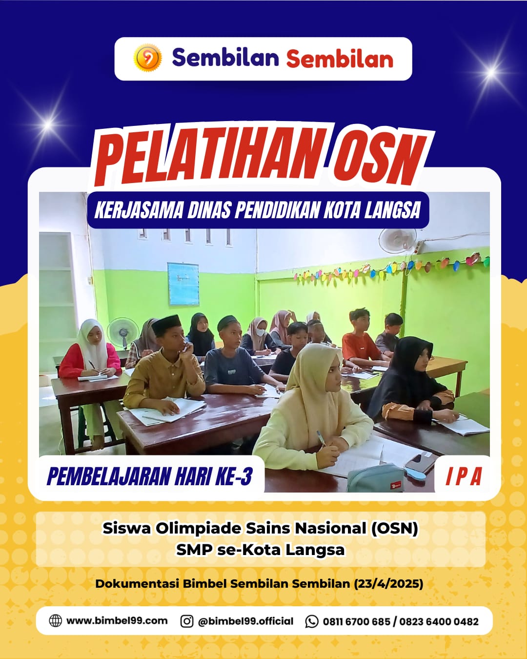 Pembinaan OSN Hari Ke 3